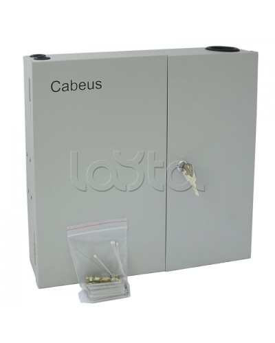 Бокс оптический настенный 19 на 16 SC/2xLC портов Cabeus FO-WL-16SC-K в Иваново Кросс оптический Pintop.ru