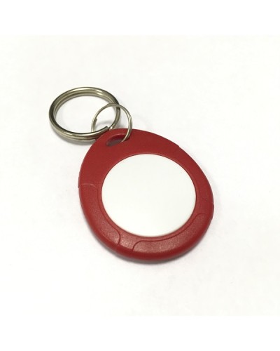 Брелок IronLogic IL-07MRW, с кольцом, красный + белый в Иваново Оптовые идентификаторы Pintop.ru