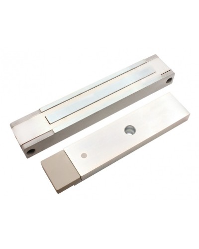 Электромагнитный замок с датчиком состояния двери ALeko ALM-400P (24В серый) в Иваново Электромагнитные замки Pintop.ru