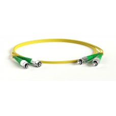 Патч-корд волоконно-оптический Hyperline FC-D2-9-FC/AR-SC/AR-H-15M-LSZH-YL