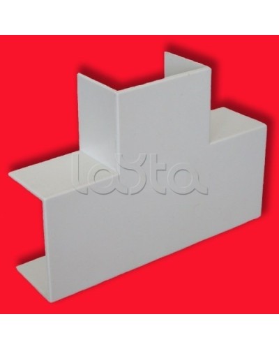 Угол Т-образный для кабель-канала МЕХ, для сечения 20x12,5 Экопласт 72414 в Иваново Аксессуары для кабель-канала Pintop.ru