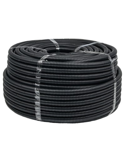 Труба гофр. негорючая безгалогеновая FRHF с протяжкой d20 мм (100 м) черная EKF-Plast (FRHF-20) в Иваново Труба гофрированная Pintop.ru