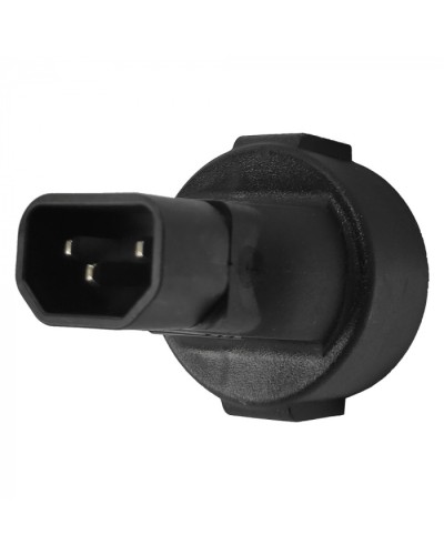 Адаптер переходной, розетка Schuko - вилка C14, 220В, 10А, черный LANMASTER (LAN-PPS/14-BK) в Иваново Проходные адаптеры и розетки оптические Pintop.ru