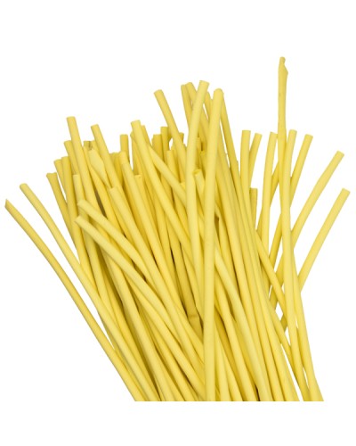 Термоусаживаемая трубка ТУТ нг 4/2 желтая в отрезках по 1м EKF PROxima (tut-4-y-1m) в Иваново Аксессуары для кабель-канала Pintop.ru