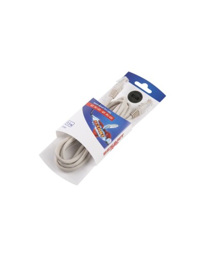 Патч-корд U/UTP RJ45-RJ45, CAT 5e, PVC, серый, 1,5м REXANT 06-3202 в Иваново Патчкорды (медные) Pintop.ru
