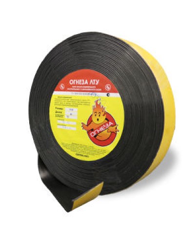 Лента термоуплотнительная Огнеза ОГНЕЗА-ЛТУ 2*50 мм., рулон 25 пог.м. в Иваново Дополнительное оборудование пожаротушения Pintop.ru