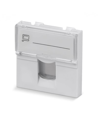 Вставка 45x45 (Mosaic) для 1 модуля формата Keystone Jack (арт.078604) Cabeus (FP-L-45-1M) в Иваново Модули Keystone Pintop.ru