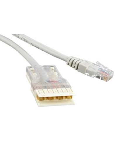 Патч-корд 110 тип-RJ45, 1 пара (1 м) Hyperline PC-110-RJ45-1P-CX-1M-LSZH-GY в Иваново Патчкорды (медные) Pintop.ru
