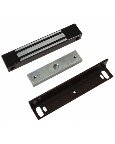 Замок электромагнитный влагозащищенный AccordTec ML-350N с уголком, цвет (коричневый) в Иваново Электромагнитные замки Pintop.ru