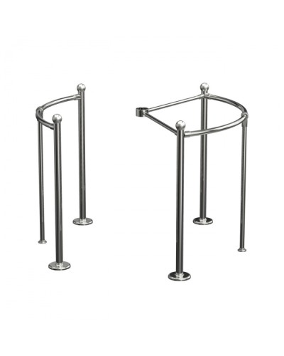 Ограждение Ростов-Дон Ол-р (Хром) ЛЮКС (0091) в Иваново Ограждения Pintop.ru