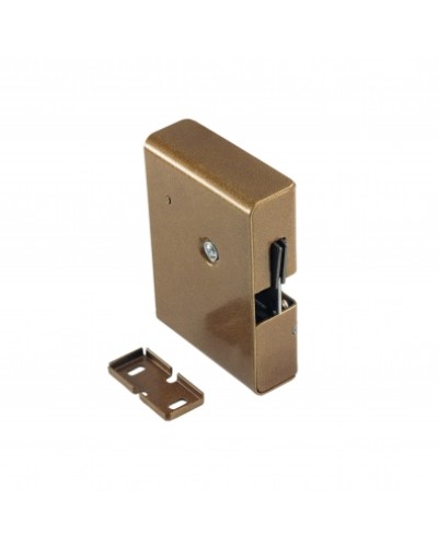 Замок электромеханический с толкателем и датчиком положения двери Promix-SM308.10.1 (коричневый) в Иваново Электромагнитные замки Pintop.ru