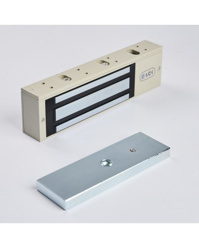 R-Lock RL-EM500-L0G - Электромагнитный замкок, 500кг, DC12/24B, цвет серый, RAL7032 (галечный серый) в Иваново Электромагнитные замки Pintop.ru