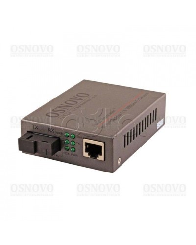 Медиаконвертер Gigabit Ethernet OSNOVO OMC-1000-11S5a в Иваново Медиаконвертеры Pintop.ru