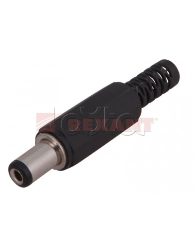 Разъем питания штекер 2.1х5.5x10 мм (50шт/уп) REXANT 14-0311 в Иваново Коннекторы Pintop.ru