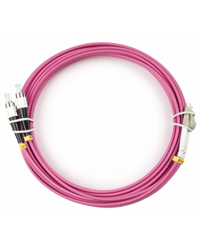 Шнур оптический duplex LC-FC 50/125 mm OM4 5м LSZH Cabeus FOP-50-OM4-LC-FC-5m в Иваново Патч-корды оптические Pintop.ru