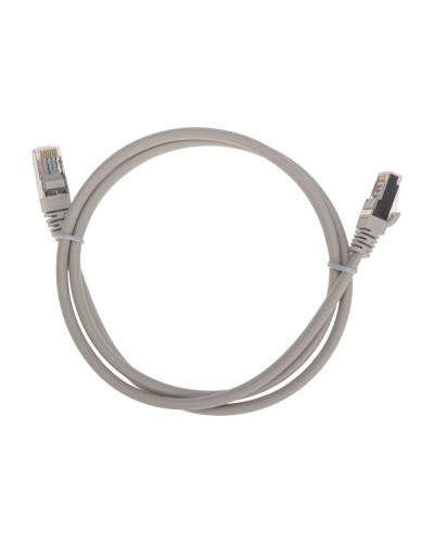 Патч-корд F/UTP, CAT 5e, RJ45-RJ45, 26AWG, LSZH, серый, 1м REXANT 02-0110-1 в Иваново Патчкорды (медные) Pintop.ru