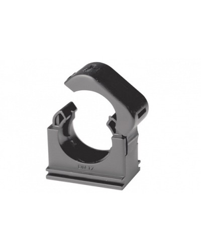 Держатель с крышкой DN 17 мм, полиамид, цвет чёрный (PASW17N) в Иваново Держатели, клипсы, скобы Pintop.ru