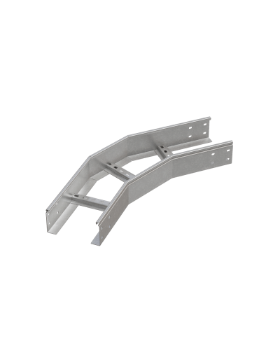 Угол лестничный горизонтальный 45 гр. 100х700х1,2 мм HD N КМ-профиль (LGL45-100-700-1.2 HD N) в Иваново Аксессуары для лотков Pintop.ru