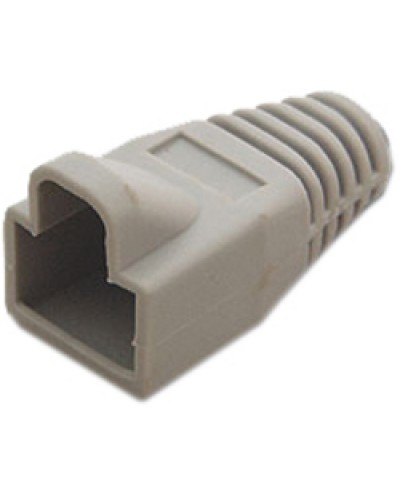 Колпачок изолирующий для разъемов RJ-45 серый (10шт.) Hyperline BOOT-GY-10 в Иваново Коннекторы и разъемы Pintop.ru