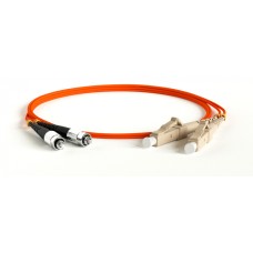 Патч-корд волоконно-оптический Hyperline FC-D2-62-FC/PR-ST/PR-H-20M-LSZH-OR