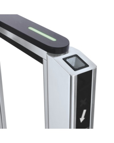 Передняя панель скоростного прохода PERCo-ST-11 со встроенным сканером штрихкода PERCo-FP11Q.1 в Иваново Ограждения Pintop.ru