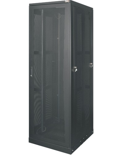 Комплект дверей передняя стеклянная задняя перфорированная для шкафа серии TFE 33U TLK (TFE-4-3380-GP-BK) в Иваново Аксессуары для стоек и шкафов Pintop.ru