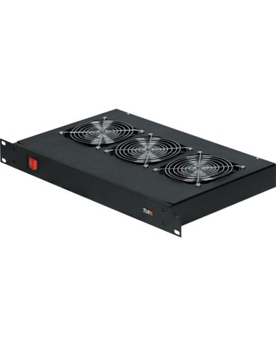 Панель вентиляционная с 3 вентиляторами TLK TLK-VP3/BK в Иваново Вентиляторные модули Pintop.ru