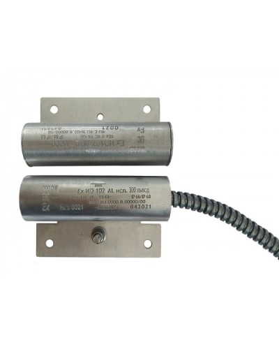Извещатели охранные точечные магнитоконтактные взрывозащищённые Ех ИО102 Al исп.300, с магнитом М-50, с постоянно присоединенным кабелем в металлорукаве Магнито-Контакт в Иваново Извещатели охранные (Ex) Pintop.ru