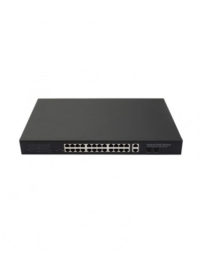 PoE коммутатор Fast Ethernet на 24 x RJ45 портов + 2 x GE Combo uplink порта NST NS-SW-24F2G-P в Иваново Коммутаторы Pintop.ru