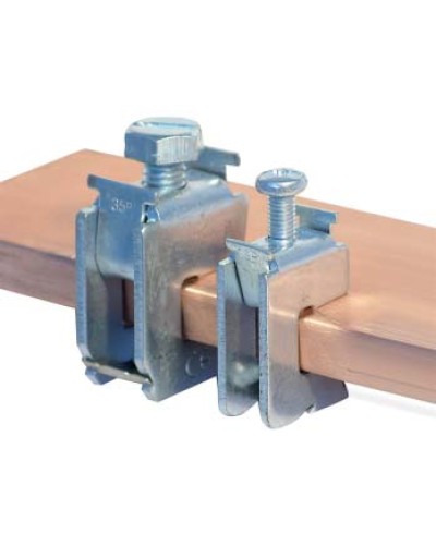 Шинная клемма для кабеля, сечение шины 5 мм, кабель 1,5-16 мм DKC R5BC0516 в Иваново Аксессуары для лотков Pintop.ru