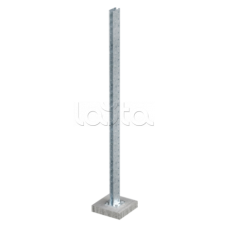 Стойка монтажная усиленная, горячеоцинкованная, высота 1000 мм, комплект DKC EX-ST10U