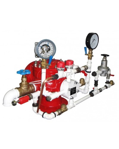 Узел управления спринклерный воздушный в комплекте с акселератором Спецавтоматика УУ-С100/1,6В3-ВФ.О4-01 в Иваново Устройства пуска водяного пожаротушения Pintop.ru