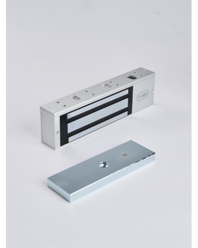 R-Lock RL-EM500-L0S - Электромагнитный замкок, 500кг, DC12/24B, цвет серебристый сатинированный алюминий RAL 7047 в Иваново Электромагнитные замки Pintop.ru