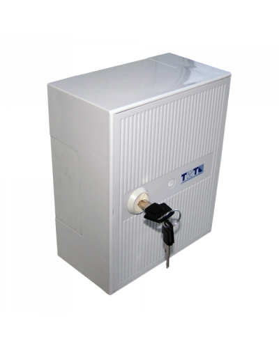 Настенный распределительный бокс, 3 плинта, 30 пар, с замком TWT (TWT-DB10-3P/K) в Иваново Кросс оптический Pintop.ru