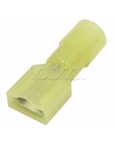 Клемма плоская полностью изолированная 4-6 мм² (КППИн гнездо - 6.6мм) (100шт/уп) REXANT 08-0652 в Иваново Клеммные колодки Pintop.ru