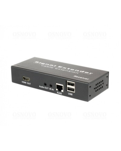 Дополнительный приёмник для комплекта передачи HDMI по сети Ethernet OSNOVO RLN-HiKMDA2 в Иваново Видеоусилители, Модуляторы, Делители Pintop.ru