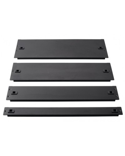 Фальш-панель металлическая 19 4U, быстросъемная, черная LANMASTER LAN-DC-TLMFP-4U в Иваново Аксессуары для стоек и шкафов Pintop.ru