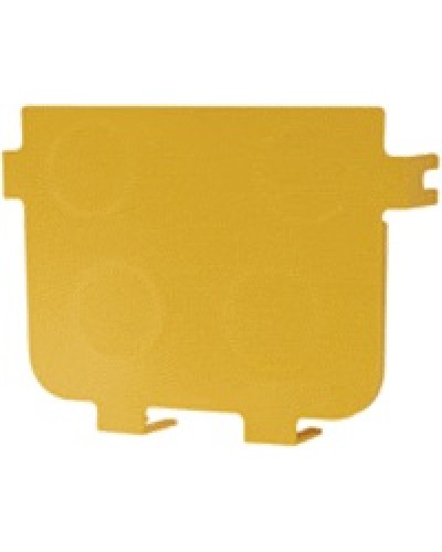 Заглушка оптического лотка торцевая 240 мм, желтая LANMASTER LAN-OT240-ND в Иваново Аксессуары для кабель-канала Pintop.ru