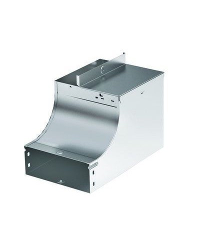 Угол CSSS 90 вертикальный внутр. переходник левый. осн.100 H100 горячеоцинкованный DKC 37072KHDZ в Иваново Аксессуары для лотков Pintop.ru