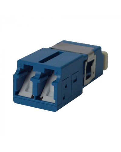 Адаптер оптический LC SM, со шторкой, корпус SC, дуплексный LANMASTER (LAN-2LCS/SH-AM-SM) в Иваново Проходные адаптеры и розетки оптические Pintop.ru