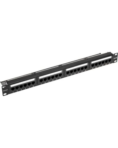 Панель коммутационная с кабельным органайзером 19, 1U, 24 порта, UTP, RJ-45, CAT 5e REXANT PRO (02-0031) в Иваново Аксессуары для стоек и шкафов Pintop.ru