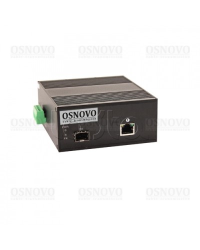 Медиаконвертер Gigabit Ethernet с поддержкой PoE OSNOVO OMC-1000-11HX/I в Иваново Медиаконвертеры Pintop.ru