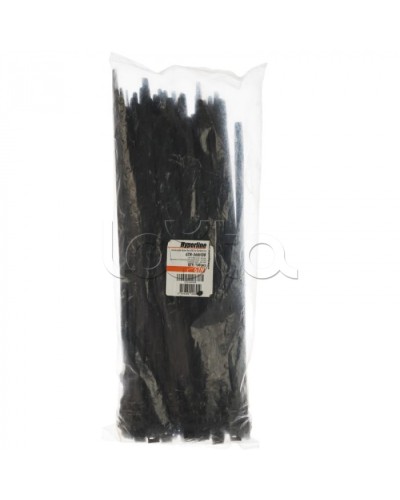 Хомут-стяжка нейлоновый, неоткрывающийся, погодостойкий 360x8.6 мм Hyperline GTN-360HDB (100 шт/уп) в Иваново Стяжки-хомуты Pintop.ru