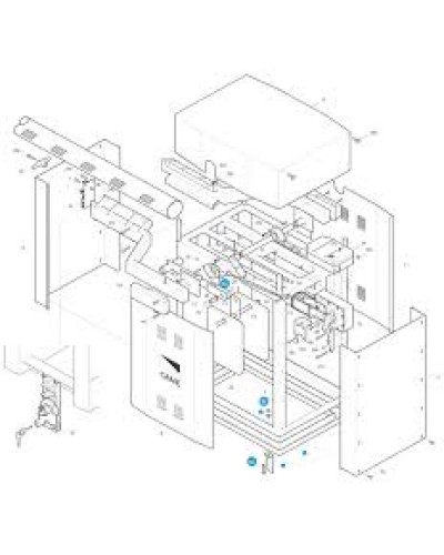 Вал деблокиратора G2081 в сборе Came 119RIG153 в Иваново Запчасти для шлагбаумов и автоматики Pintop.ru