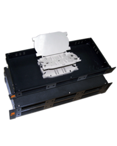 Кросс оптический 19 стоечный на 6 адаптерных панелей, 2U, с 4-мя сплайс-кассетами LANMASTER LAN-FOBM-RM-6P в Иваново Кросс оптический Pintop.ru