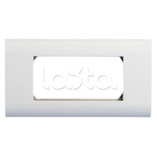 Панель лицевая 80x148, для 4х модулей 45x22.5 Hyperline FP-2M45-1-WH