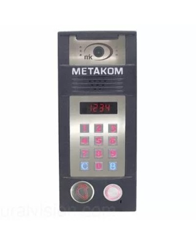 Многоабонентый антивандальный блок вызова со встроенной гибридной видеокамерой Метаком MК2018-TMRFVH в Иваново Блоки вызова многоабонентные Pintop.ru