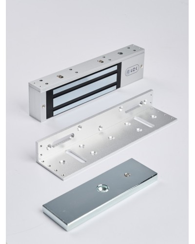 R-Lock RL-EML350-L0S - Электромагнитный замкок, 350кг, DC12/24B, цвет серебристый сатинированный алюминий RAL 7047 в Иваново Электромагнитные замки Pintop.ru