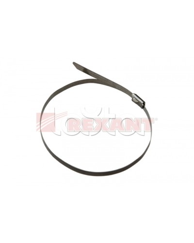 Хомут-стяжка металлический 4.6х200 мм (50шт/уп) REXANT 07-0208 в Иваново Стяжки-хомуты Pintop.ru