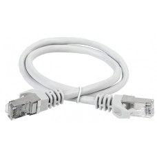 ITK Коммутационный шнур (патч-корд), кат.6А S/FTP, LSZH, 10м, серый (PC01-C6ASL-10M)